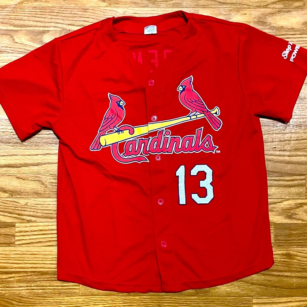 St.Louis Cardinals Vintage Carpenter #13 Shop N Save Powerade jersey YXL